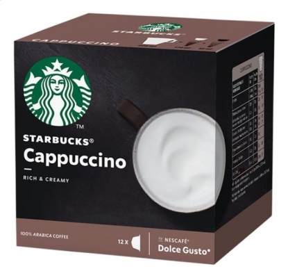 Кофе в капсулах Nescafe Dolce STARBUCKS® CAPPUCCINO, 12 капсул