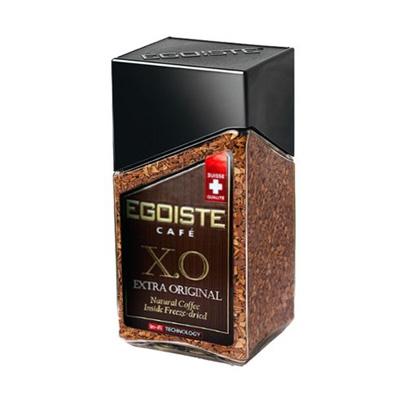 Кофе растворимый Egoiste X.O EXTRA ORIGINAL (Эгоист ХО) 100 г