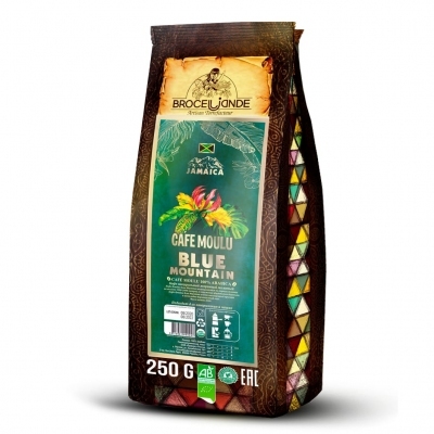 Молотый кофе Broceliande Jamaica Blue Mountain, 250 гр.