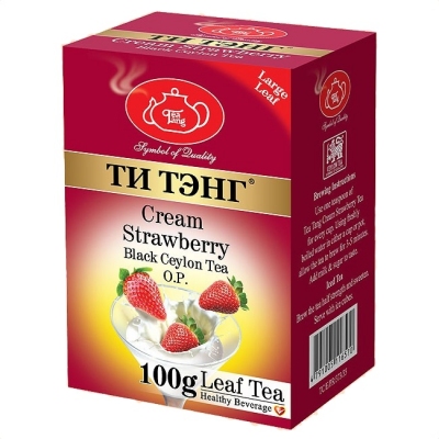 Чай Tea Tang "Клубника со сливками OP" 100 г.