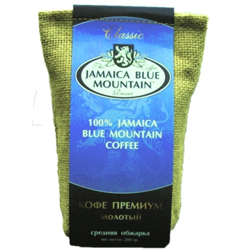 Кофе молотый Jamaica Blue Mountain Средняя обжарка (200 г)