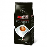 Кофе в зернах Molinari 100% Arabica 500 г