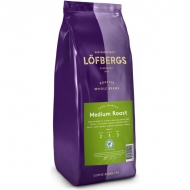 Кофе в зернах Lofbergs Lila Medium Roast , 1 кг.