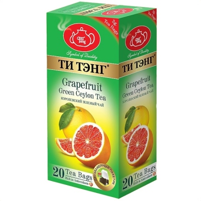 Чай Tea Tang зеленый "Грейпфрут" 20 пак.