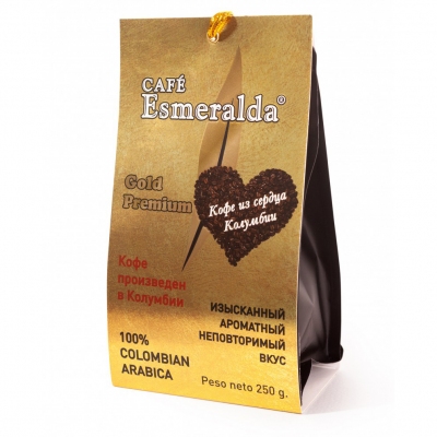 Кофе молотый Cafe Esmeralda Gold Premium ESPRESSO, 250 гр