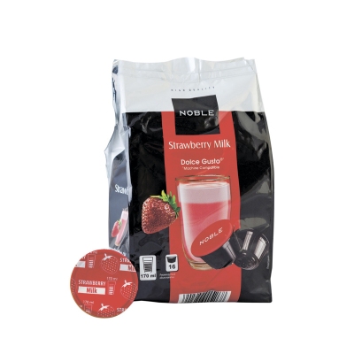 Кофе в капсулах Noble Strawberry Milk для Dolce Gusto (16 шт)