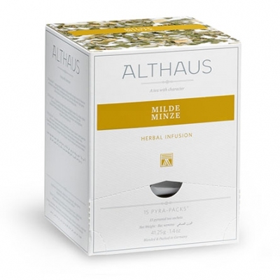 Чай Althaus Milde minze Pyra-Pack 15 пак х 1,75 г