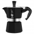Гейзерная кофеварка Bialetti (Биалетти) Dama Nera Lucida 3 порции (черный)