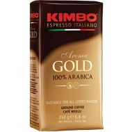 Кофе молотый Кимбо Арома Голд Арабика (Kimbo Aroma Gold Arabica) 250 г