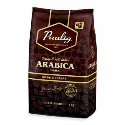 Кофе в зернах Paulig Arabica Dark, 1 кг