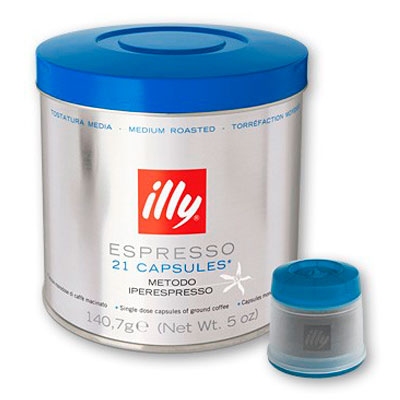 Кофе illy в капсулах iperEspresso Лунго 21 капсула