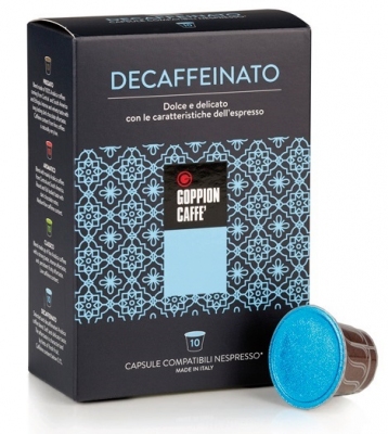 Кофе в капсулах Goppion Caffe Decaffeinato, 30 шт