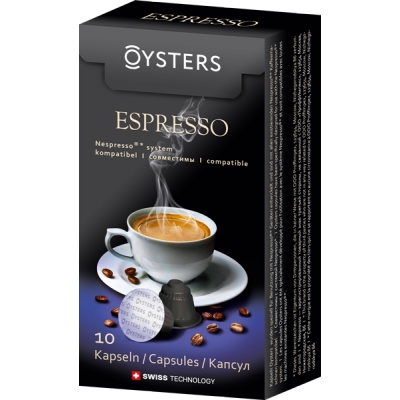 Кофе в капсулах Oysters Espresso, 10 капсул