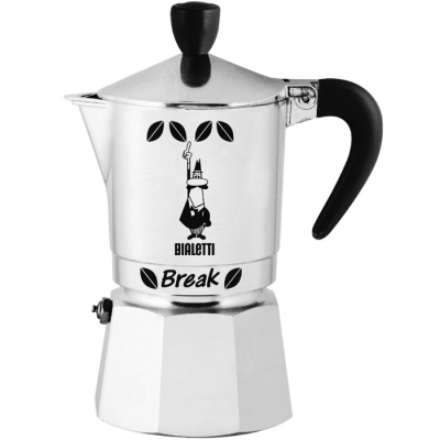 Гейзерная кофеварка Bialetti (Биалетти) Break 3 порции (черный)