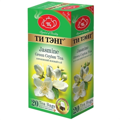 Чай Tea Tang зеленый "Жасмин" 20 пак.