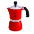 Гейзерная кофеварка Bialetti (Биалетти) Fiametta красный 3 порции ПОУ