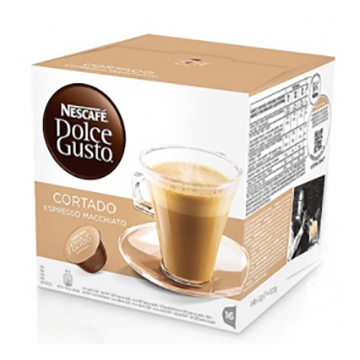 Кофе в капсулах Dolce Gusto (Нескафе Дольче Густо кортадо), 16 капсул на 8 чашек