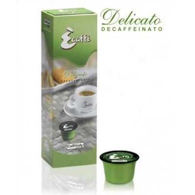 Кофе в капсулах Ecaffe Delicato (без кофеина) (Екаффе Деликато), 10 капсул