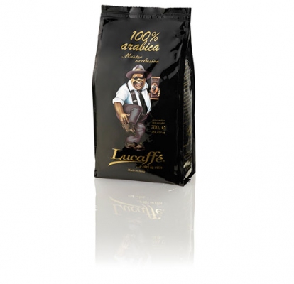 Кофе в зернах Lucaffe Exclusive 100% Arabica (Люкафе Эксклюзив 100% Арабика), 700 гр.