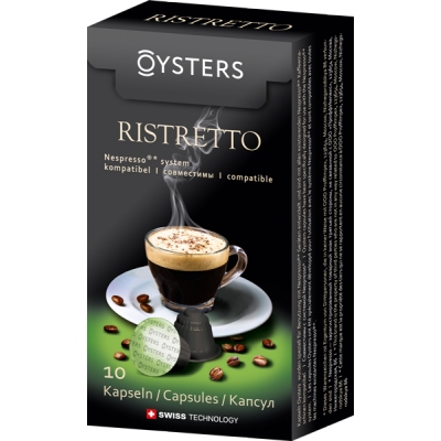 Кофе в капсулах Oysters Ristretto, 10 капсул