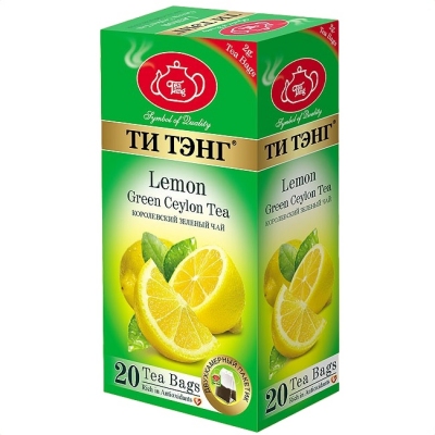 Чай Tea Tang зеленый "Лимон" 20 пак.