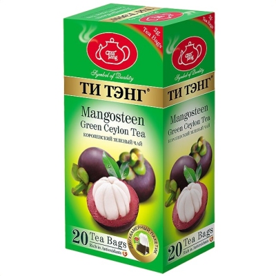 Чай Tea Tang зеленый "Мангостин" 20 пак.