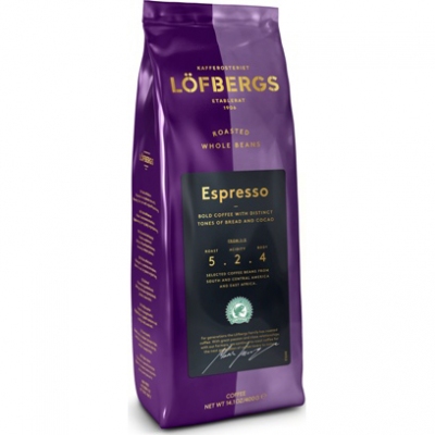 Кофе в зернах Lofbergs Lila Espresso 1 кг.