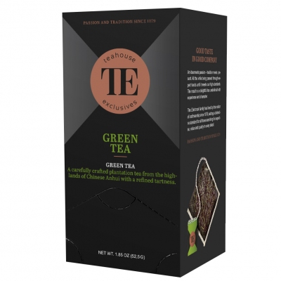 Чай Teahouse Exclusives Green Tea, 15 пакетиков на чайник